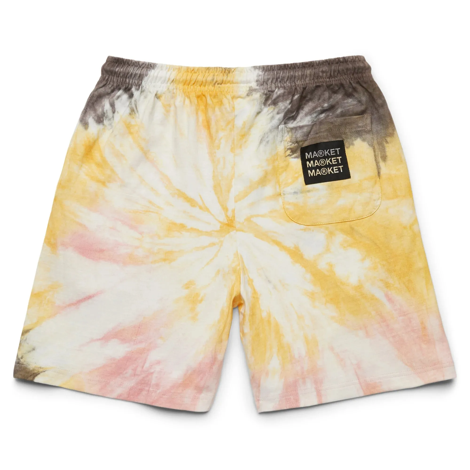 Chinatown Smiley Iron Market Sweat Shorts - Dye Yellow