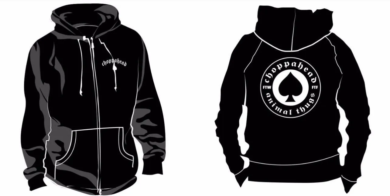 CHKC Hoodies " Animal Thugs" Zip UP