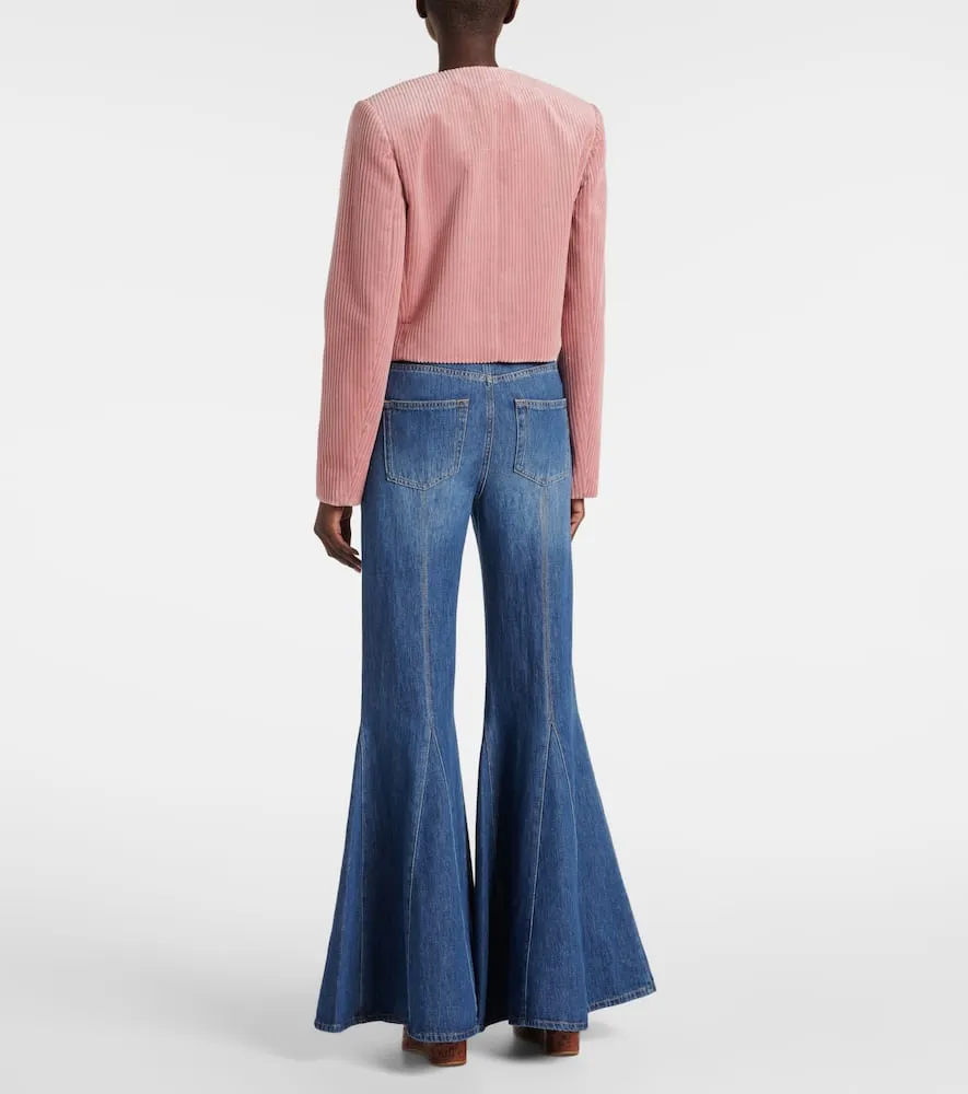 Chloe Cotton velvet corduroy jacket