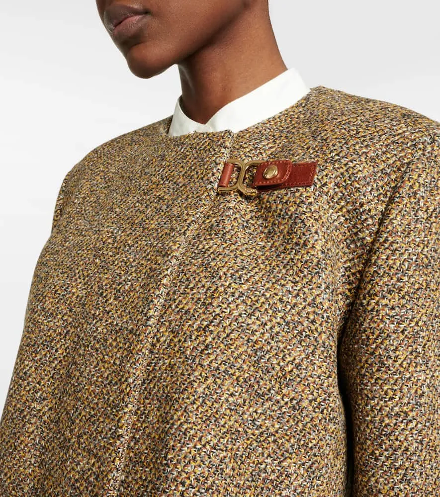 Chloe Wool-blend tweed jacket