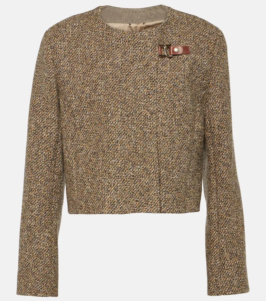 Chloe Wool-blend tweed jacket