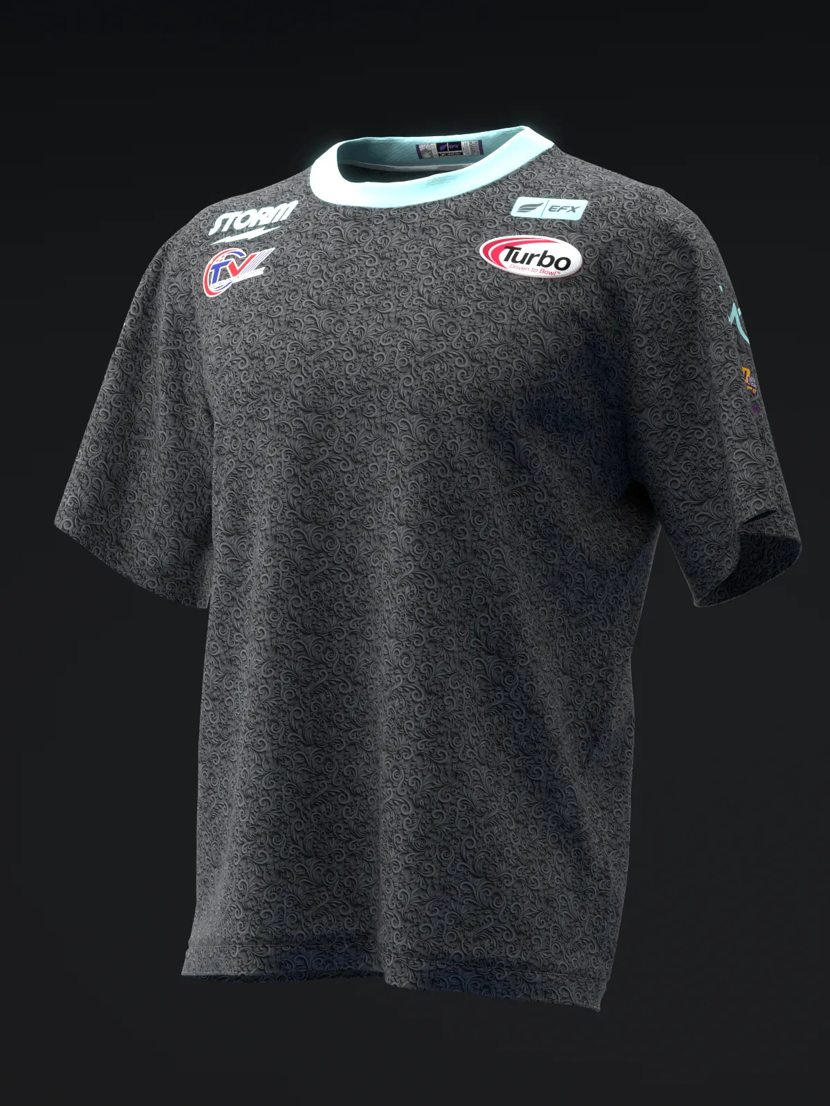 CHRIS VIA 2024 - SWIRL LEAF - BOWLING JERSEY