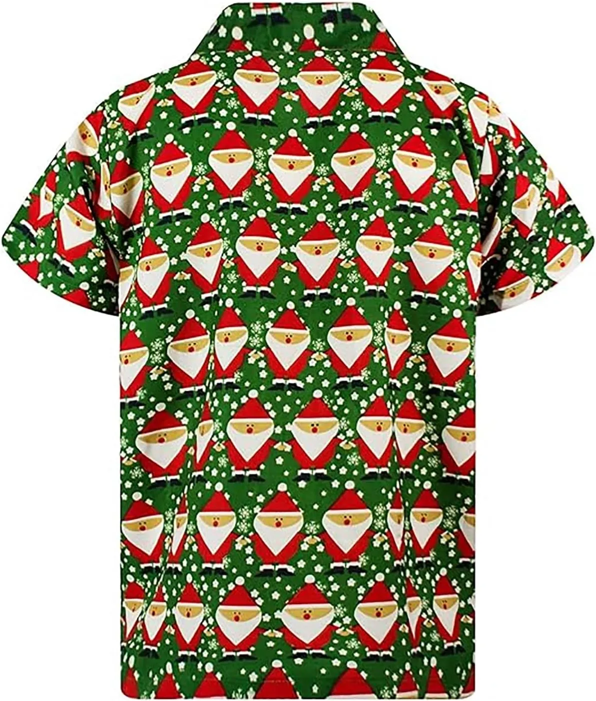 Christmas Button Down Shirts for Men 2024, Mens Button Down Christmas Shirt Short Sleeve Beach Printed Casual Shirts