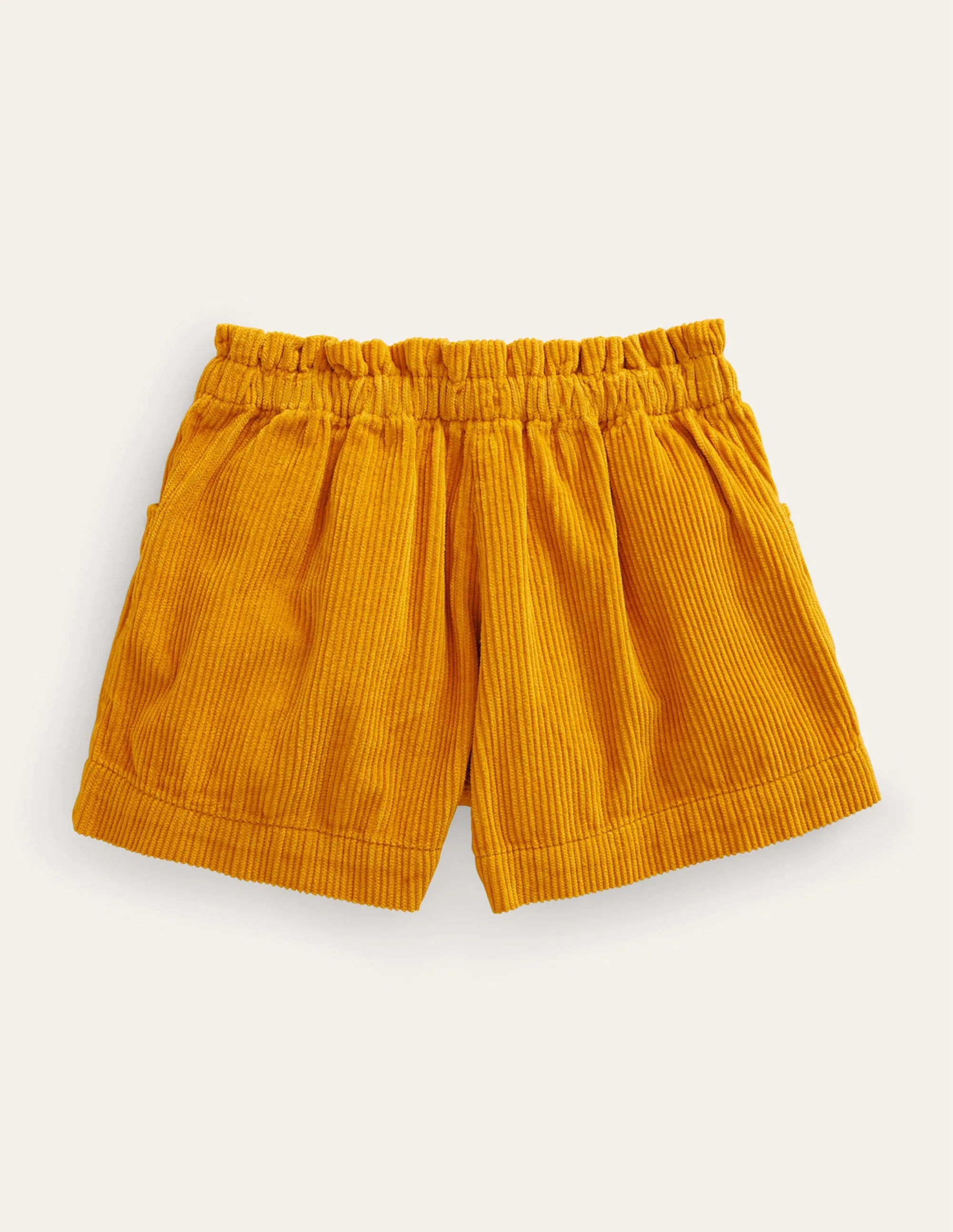 Chunky Cord Shorts-Brioche
