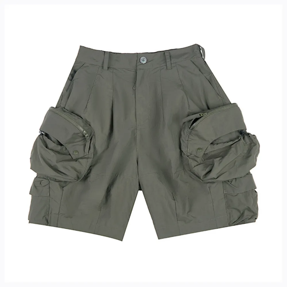 Cityboy Solid Color Cargo Shorts