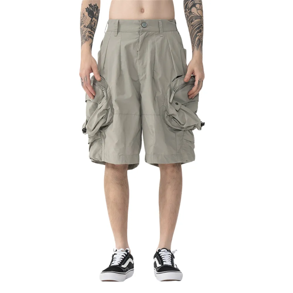 Cityboy Solid Color Cargo Shorts