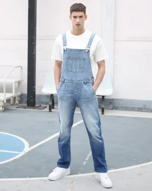 Classic Denim Overalls with Precision Stitching-Mexico Local Delivery