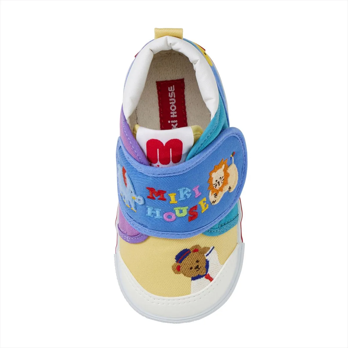 Classic MIKI HOUSE Bear Canvas Second Shoes