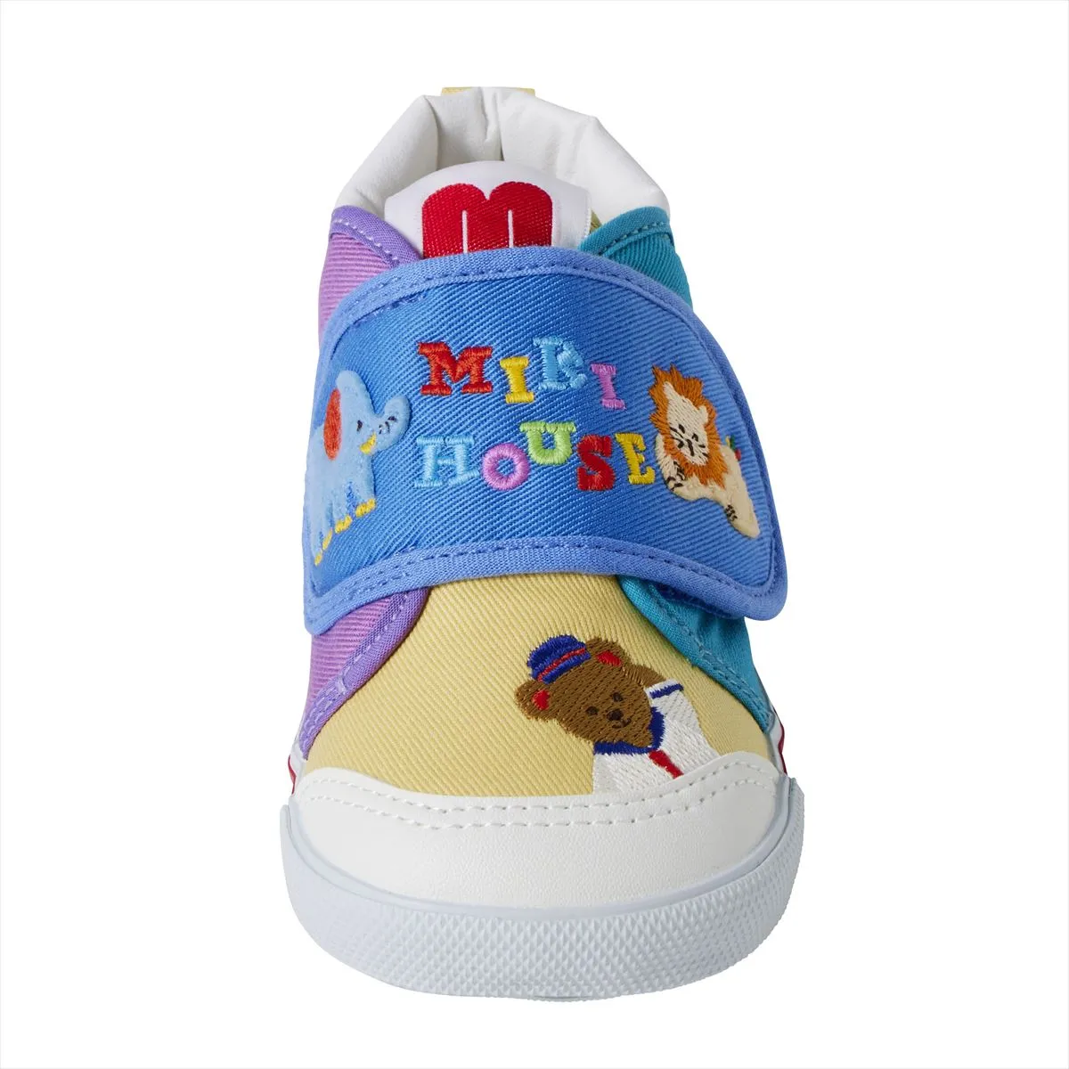 Classic MIKI HOUSE Bear Canvas Second Shoes