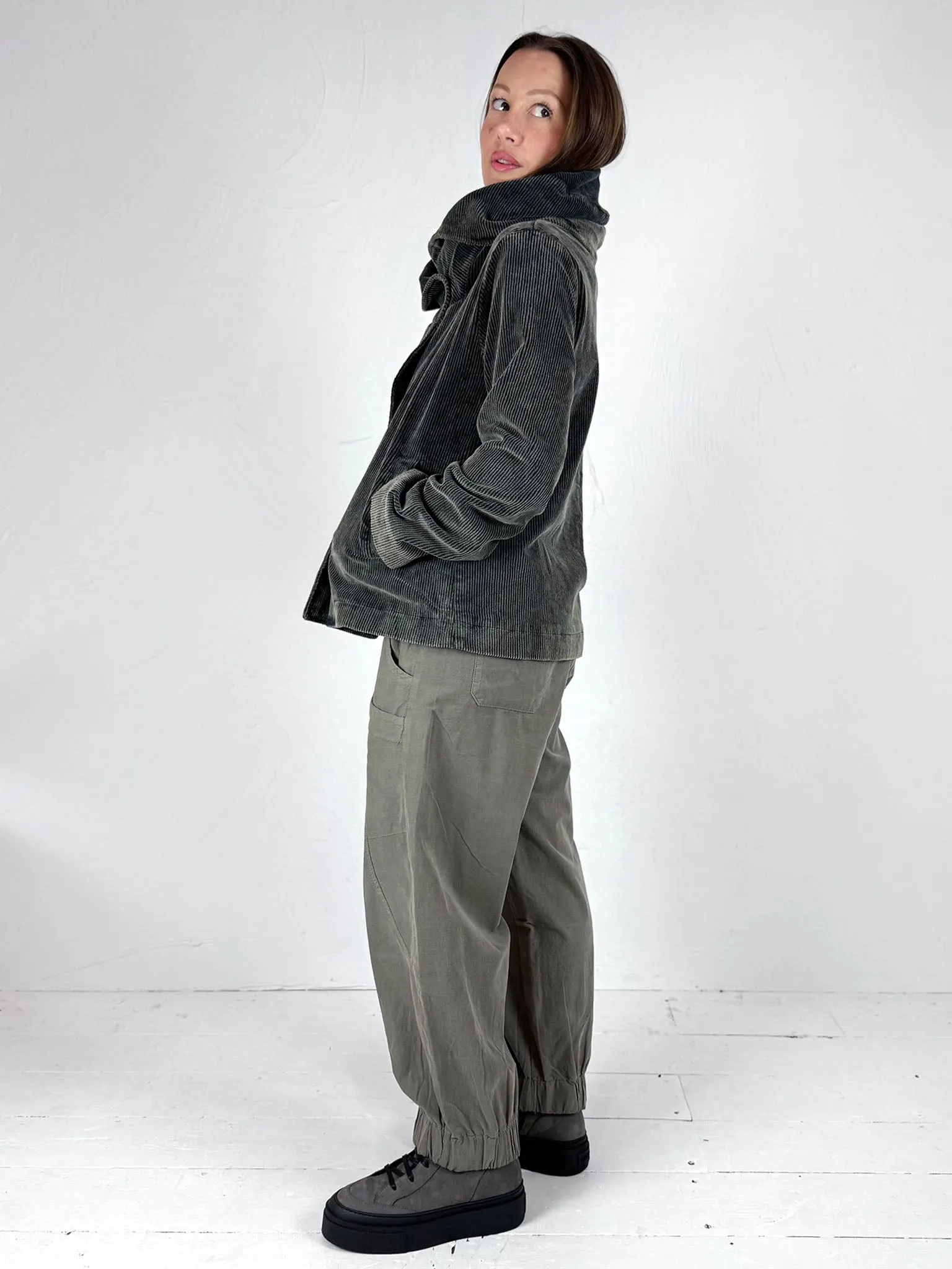 Cles Double Breasted Corduroy Jacket