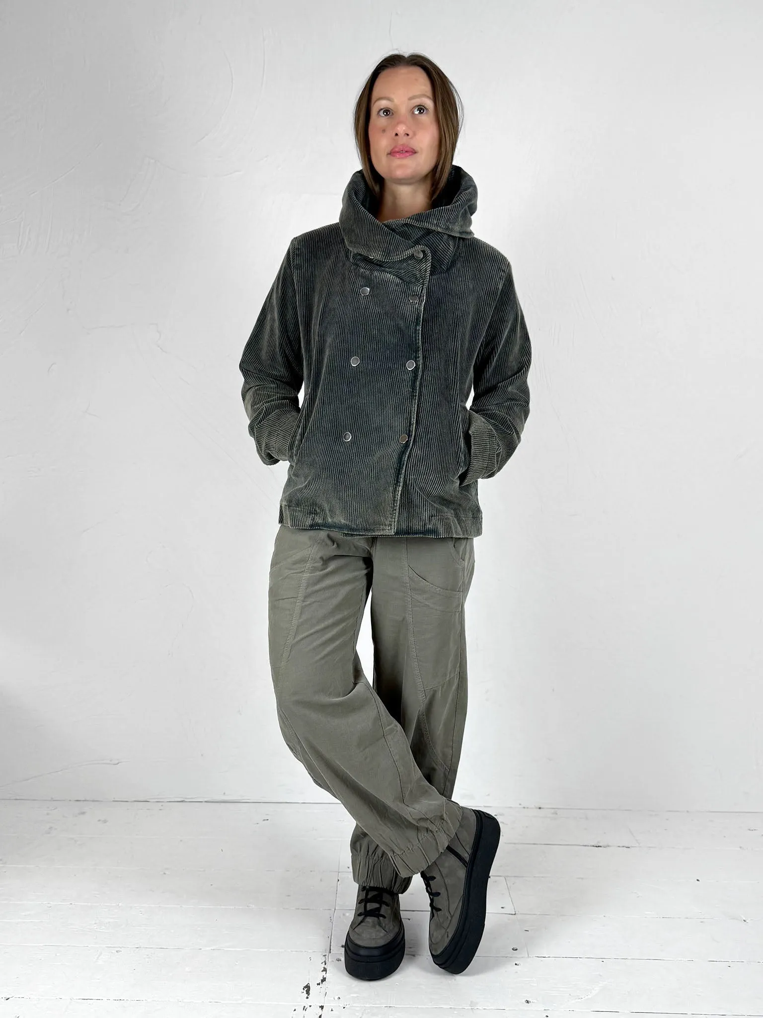 Cles Double Breasted Corduroy Jacket
