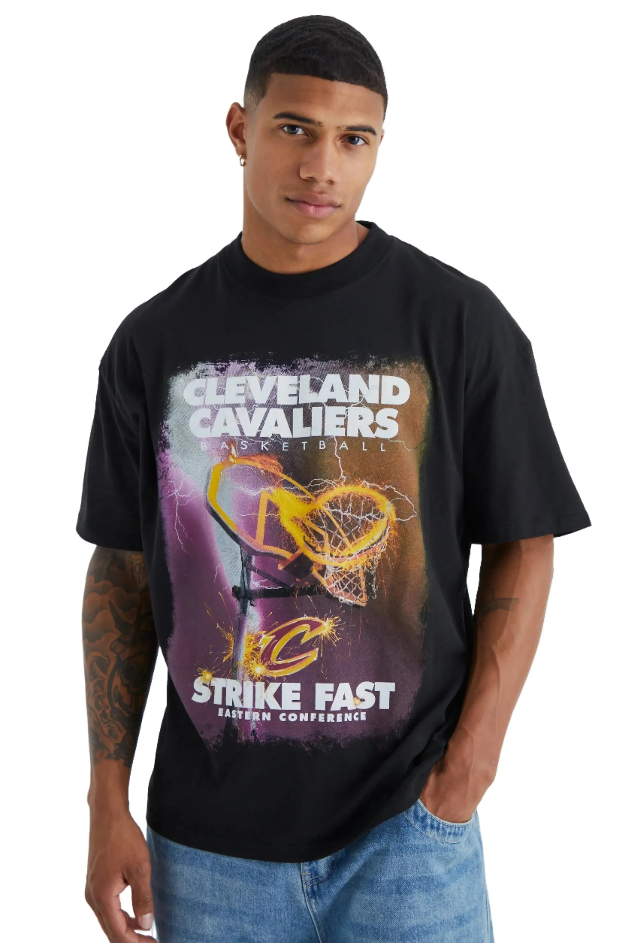 CLEVELAND CAVALIERS NBA LICENSE T SHIRT