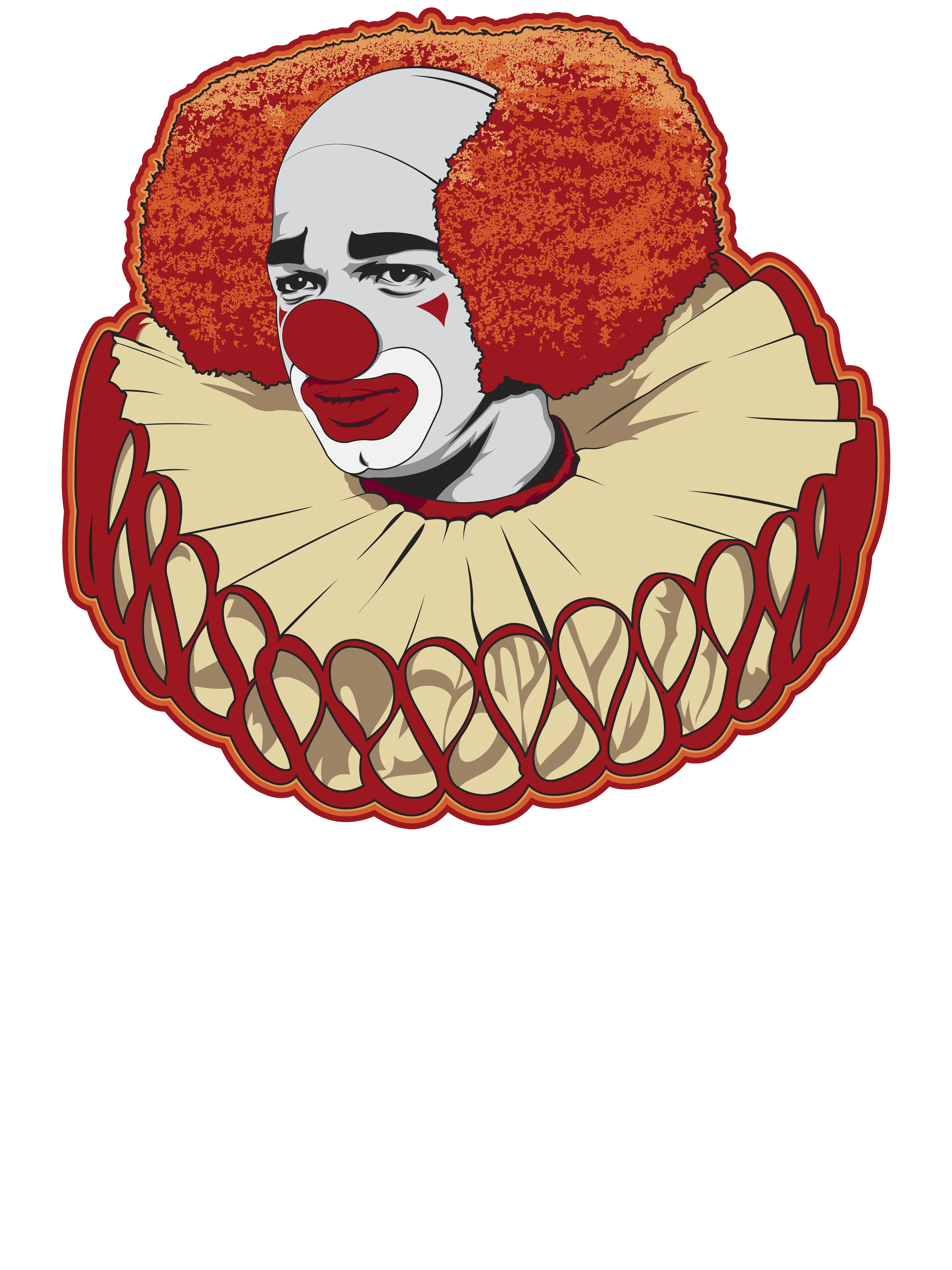 CLOWN MEN'S RINGER TEE