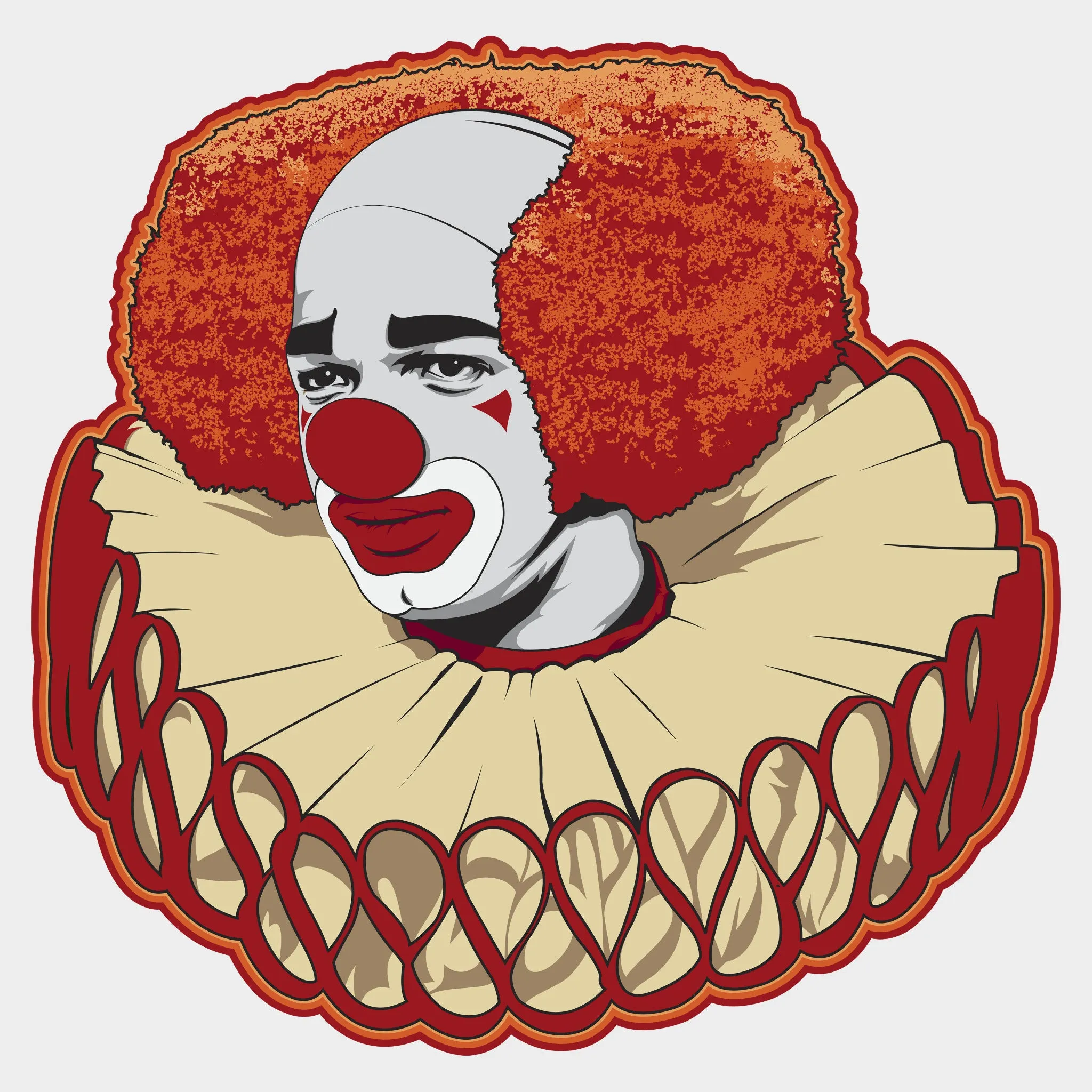 CLOWN MEN'S RINGER TEE