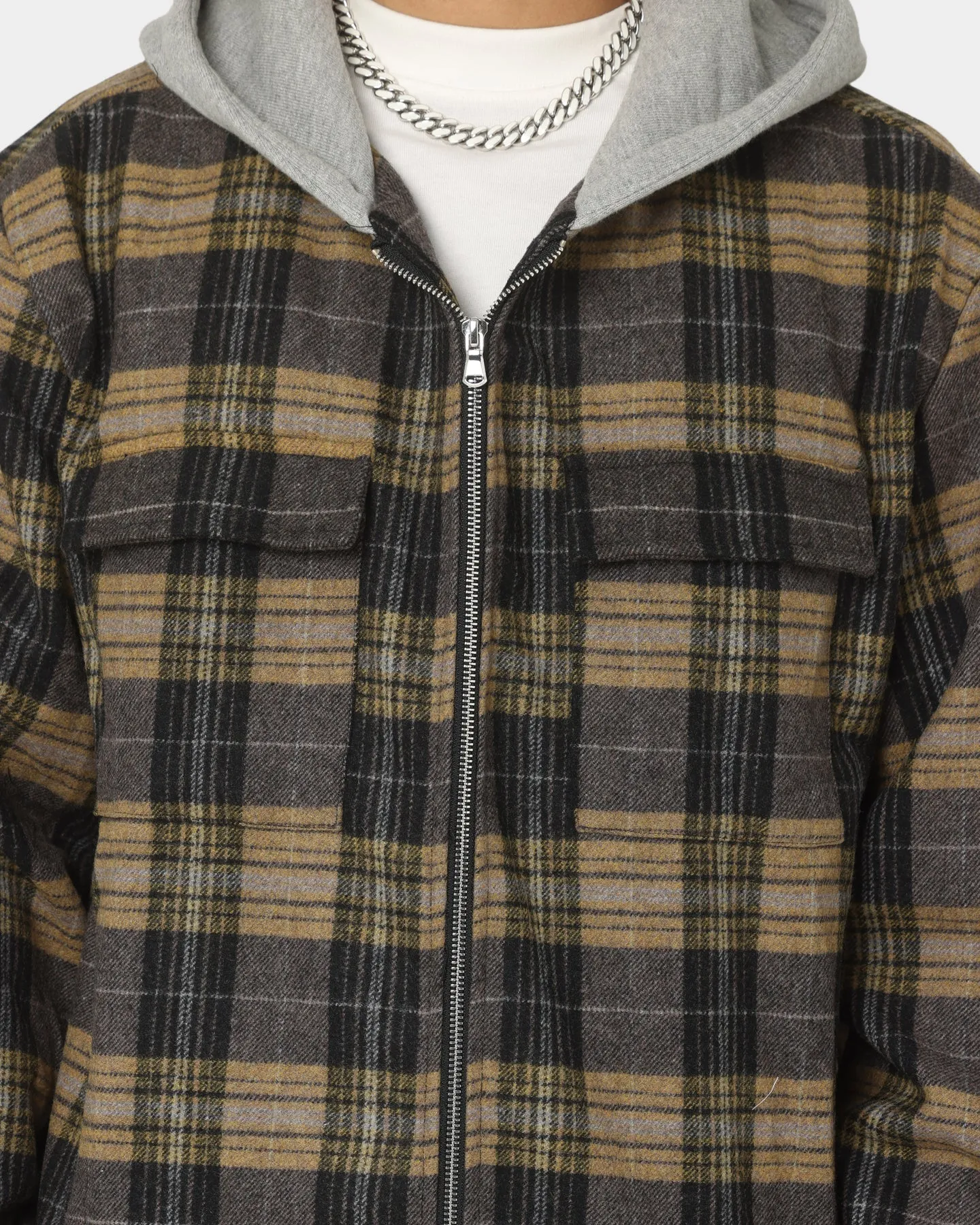 Club Paradise Flannel Jacket Plaid