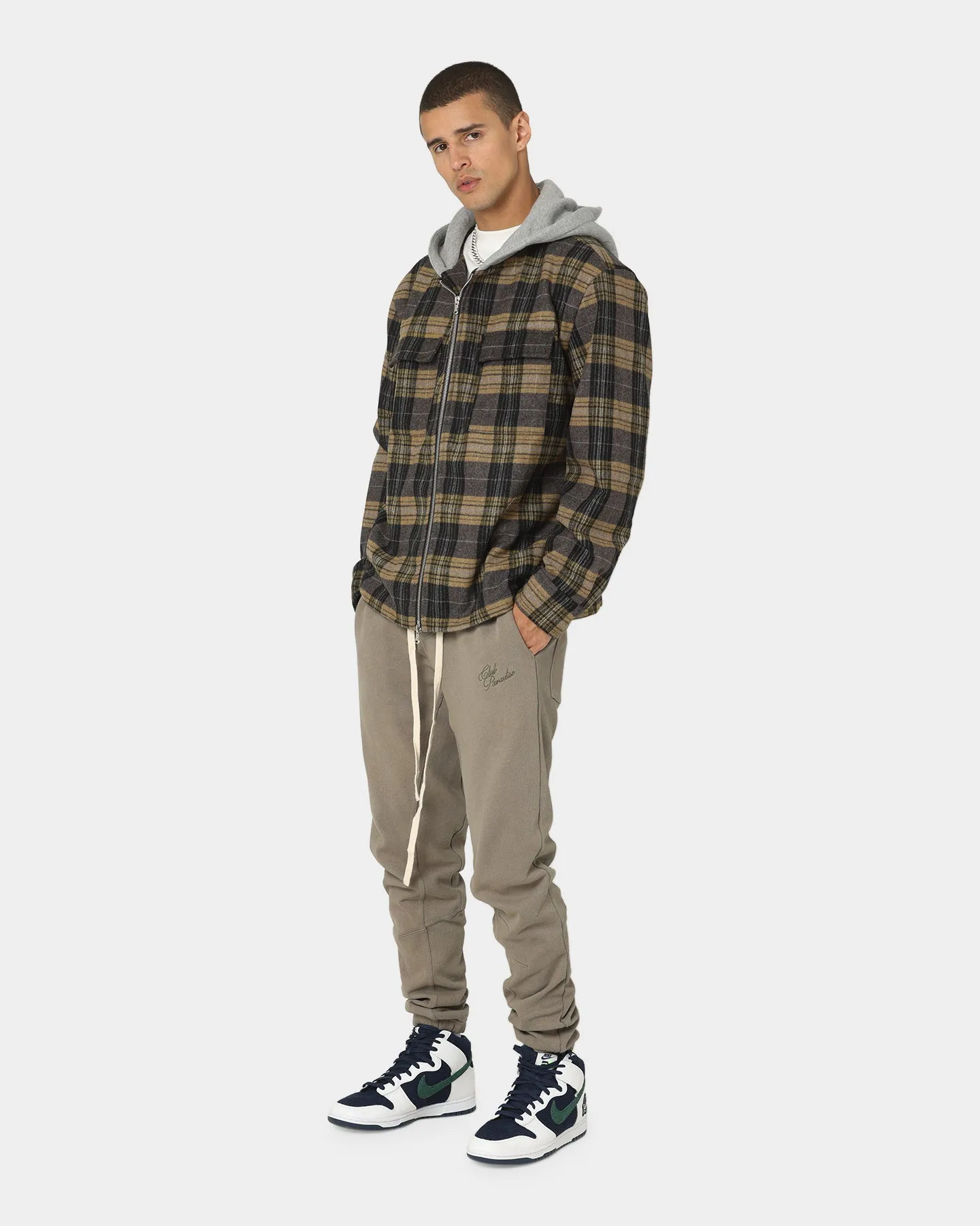 Club Paradise Flannel Jacket Plaid