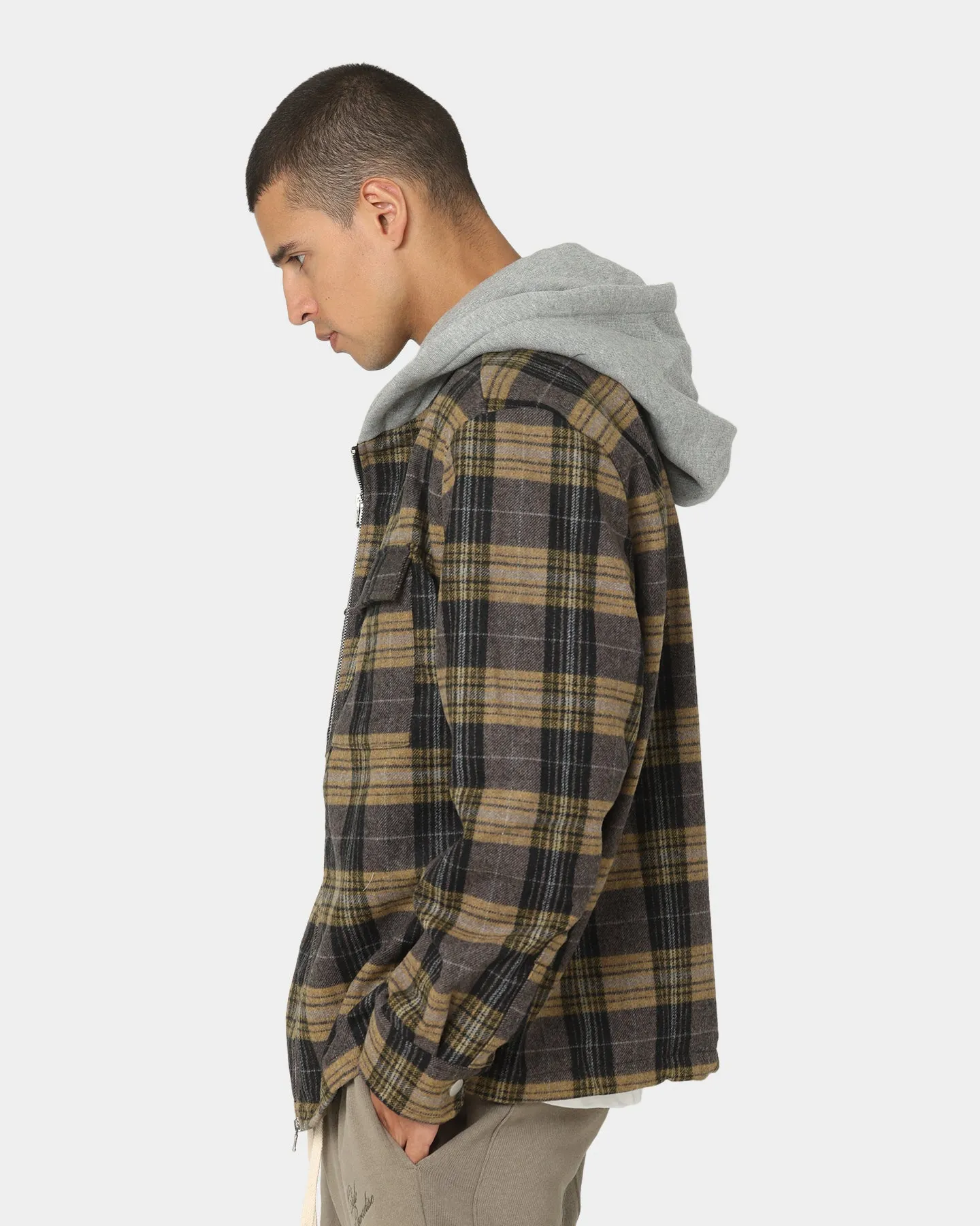 Club Paradise Flannel Jacket Plaid