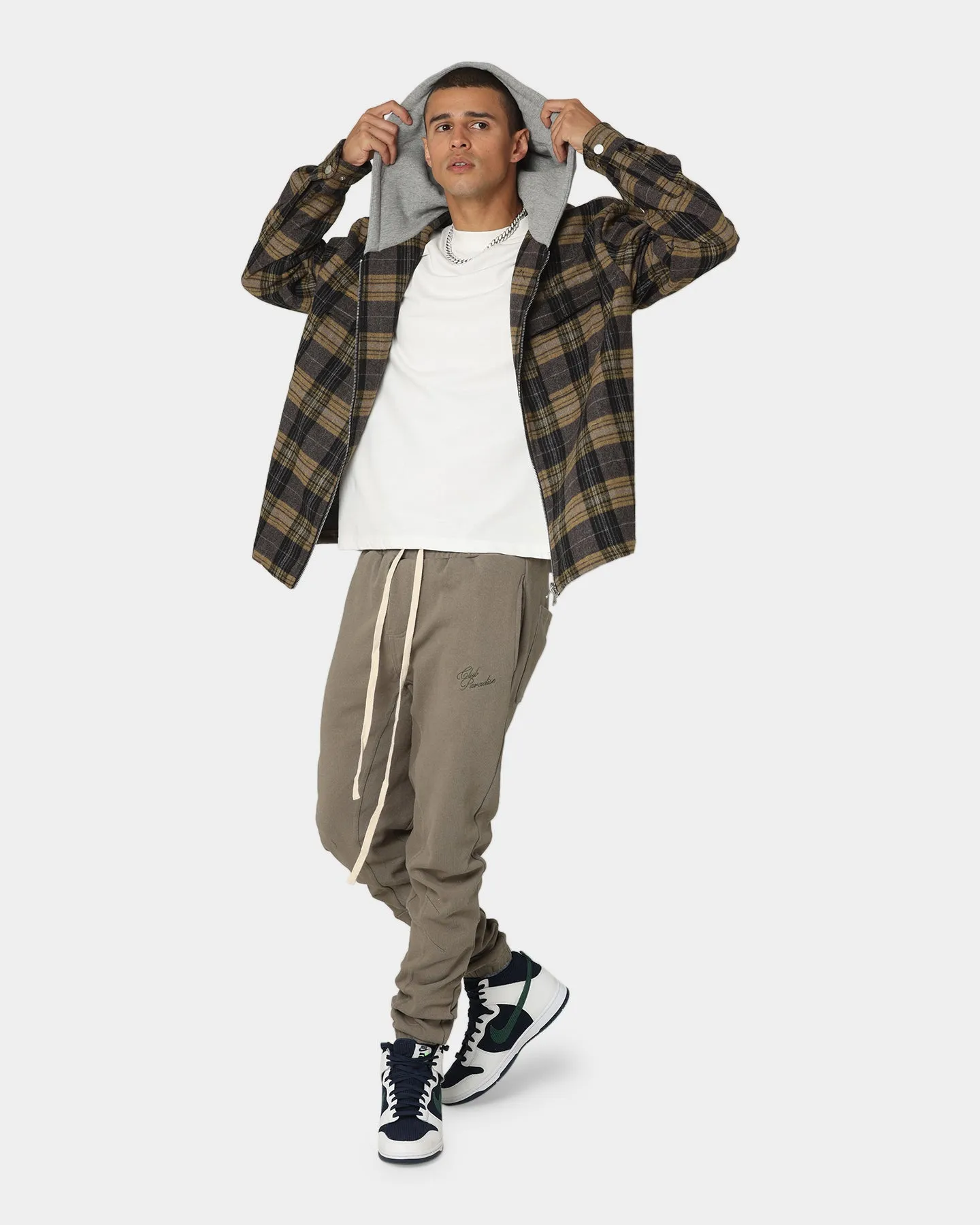 Club Paradise Flannel Jacket Plaid