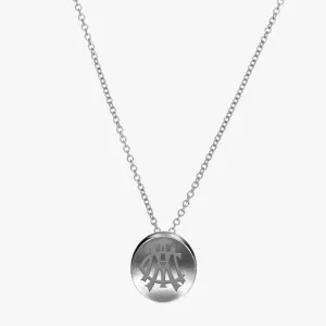 CMA Monogram Organic Petite Necklace - Sterling Silver