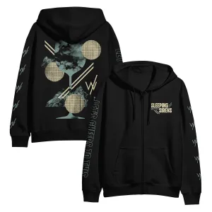 Collage - Black Zip-Up