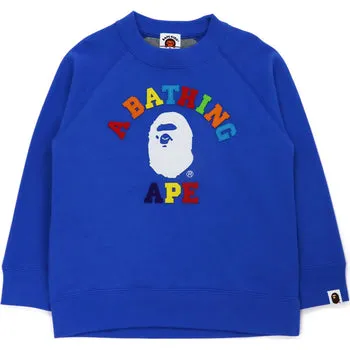 COLLEGE APPLIQUE QUILTING CREWNECK KIDS