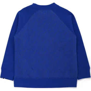 COLLEGE APPLIQUE QUILTING CREWNECK KIDS
