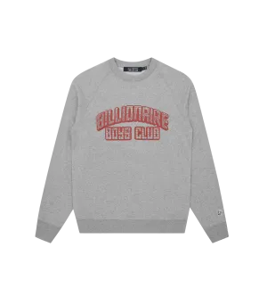 COLLEGE CREWNECK - HEATHER GREY