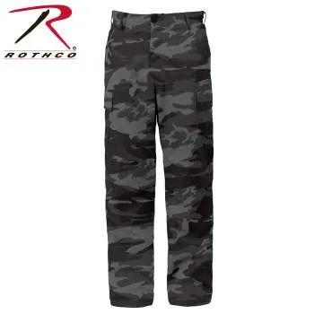 Color Camo BDU Pants Black Camo