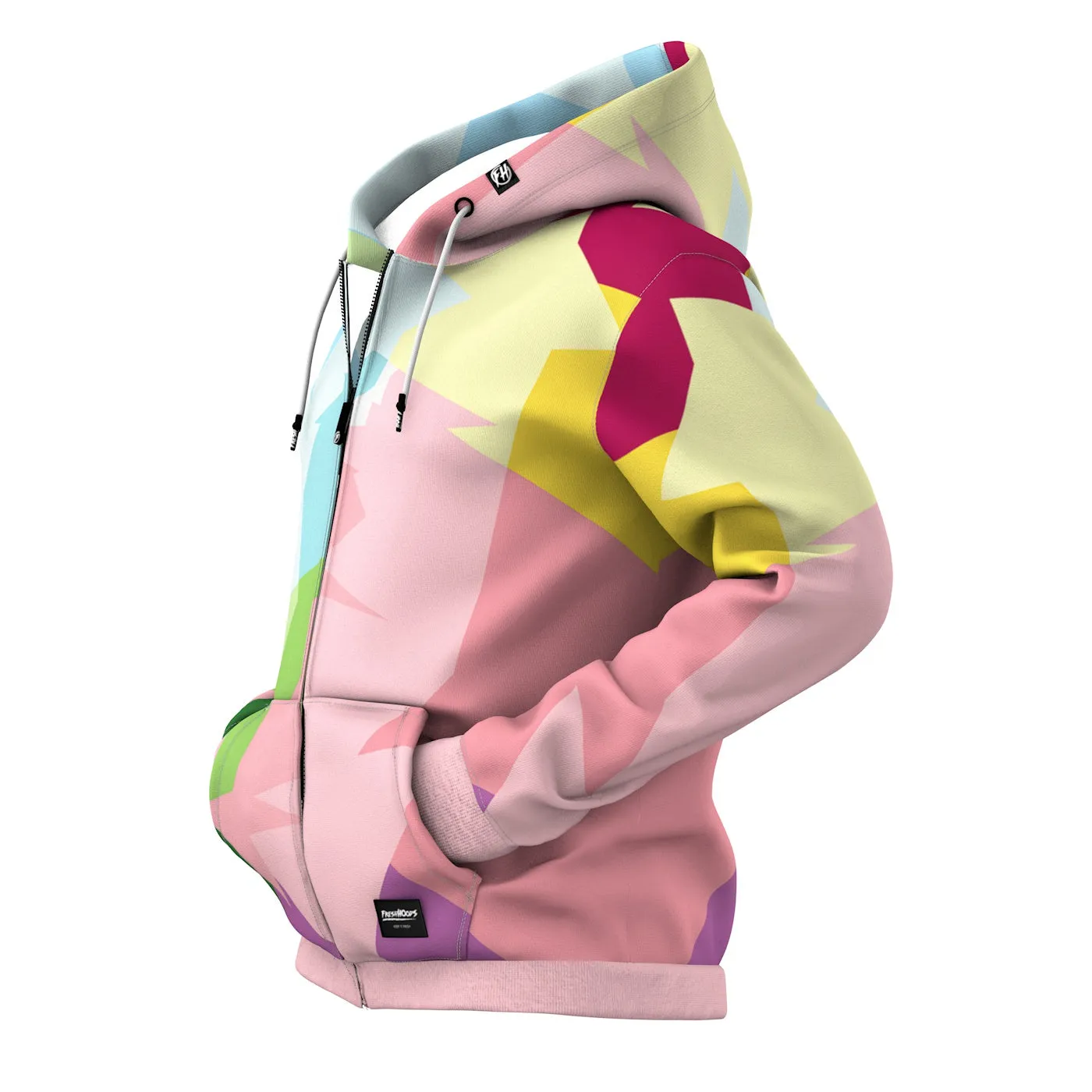 Colorful Ara Zip Up Hoodie
