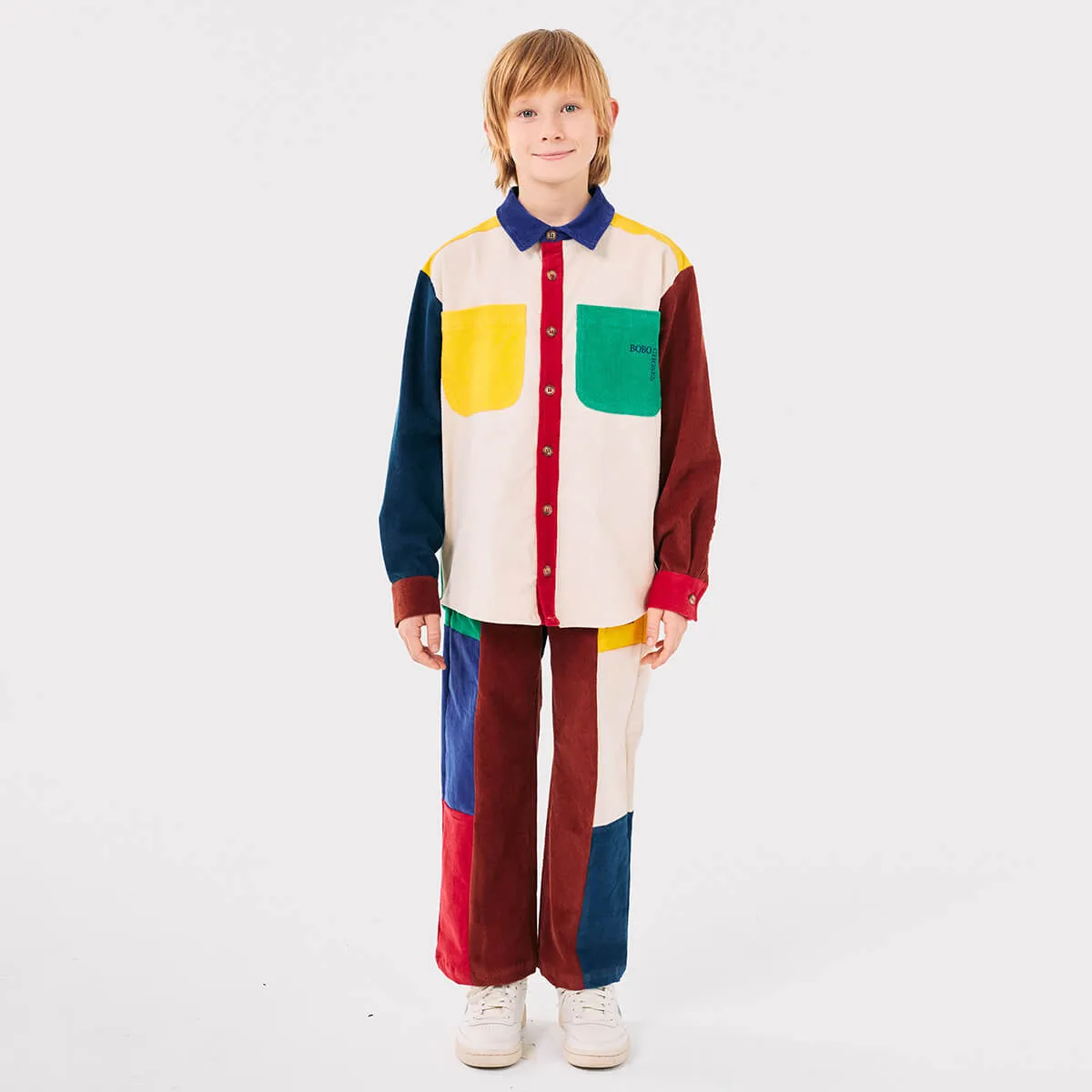 Colour Block Corduroy Pants by Bobo Choses