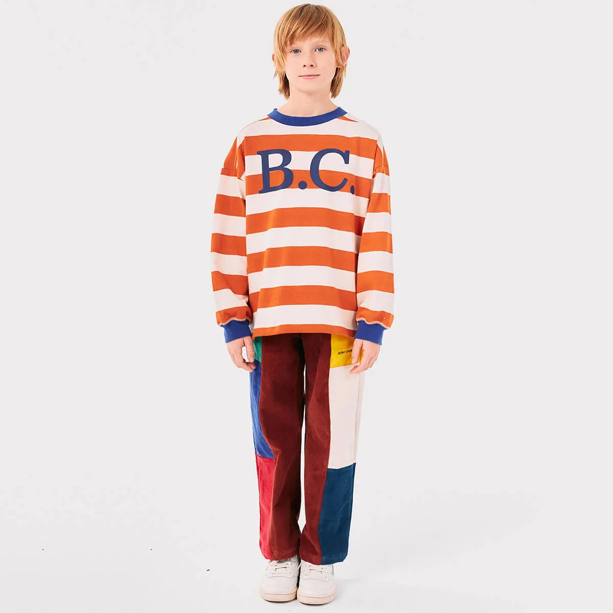 Colour Block Corduroy Pants by Bobo Choses