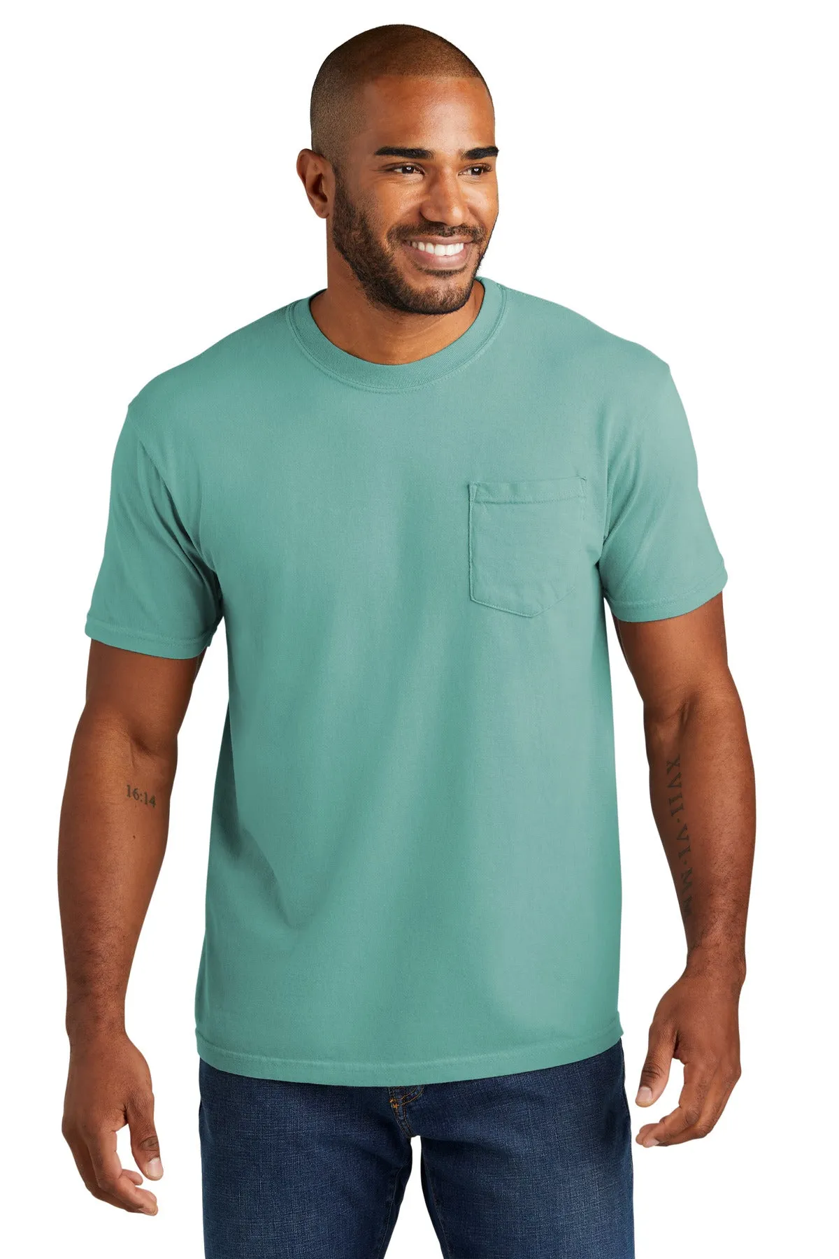 COMFORT COLORS Heavyweight Ring Spun Pocket Tee. 6030