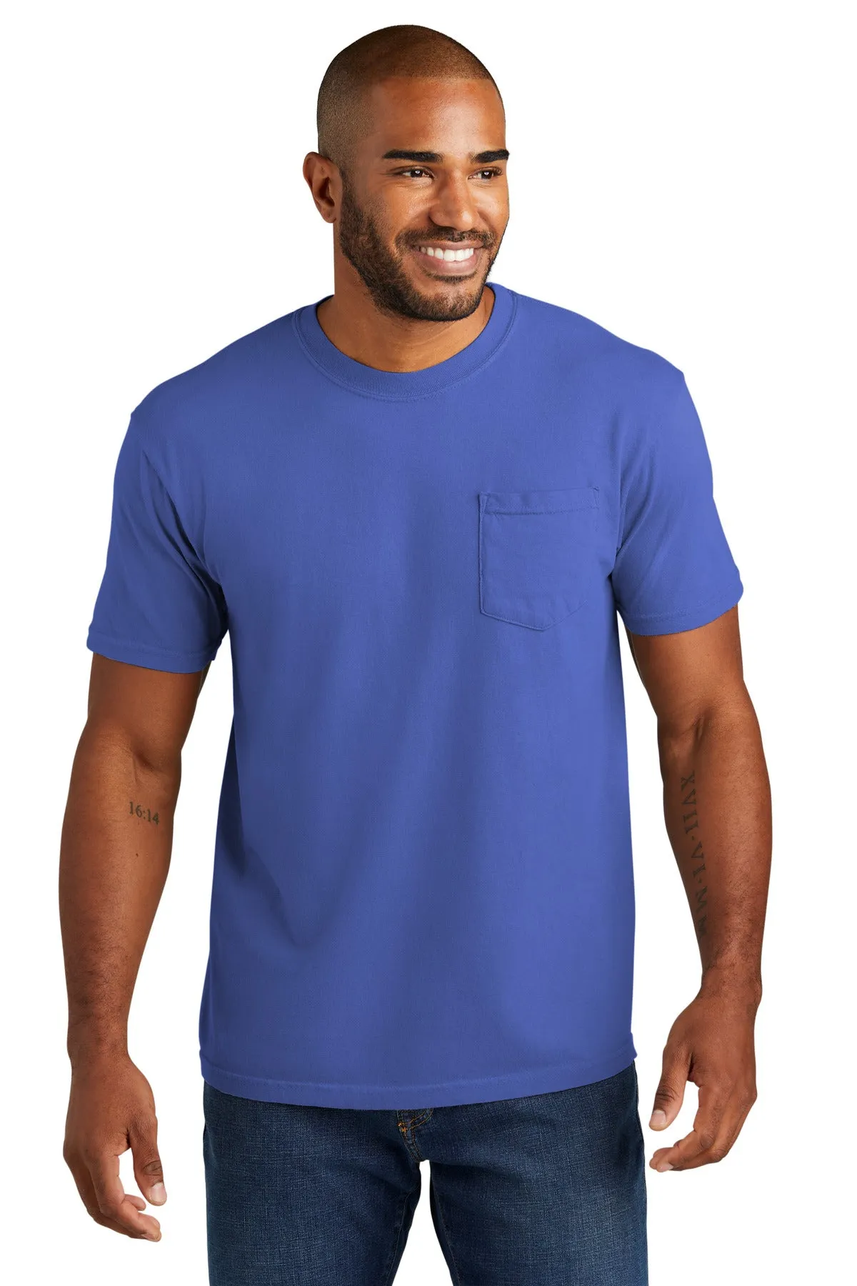 COMFORT COLORS Heavyweight Ring Spun Pocket Tee. 6030