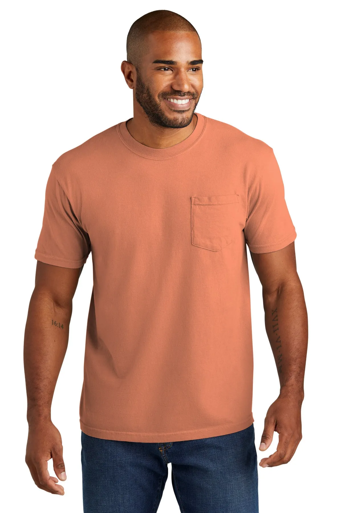 COMFORT COLORS Heavyweight Ring Spun Pocket Tee. 6030