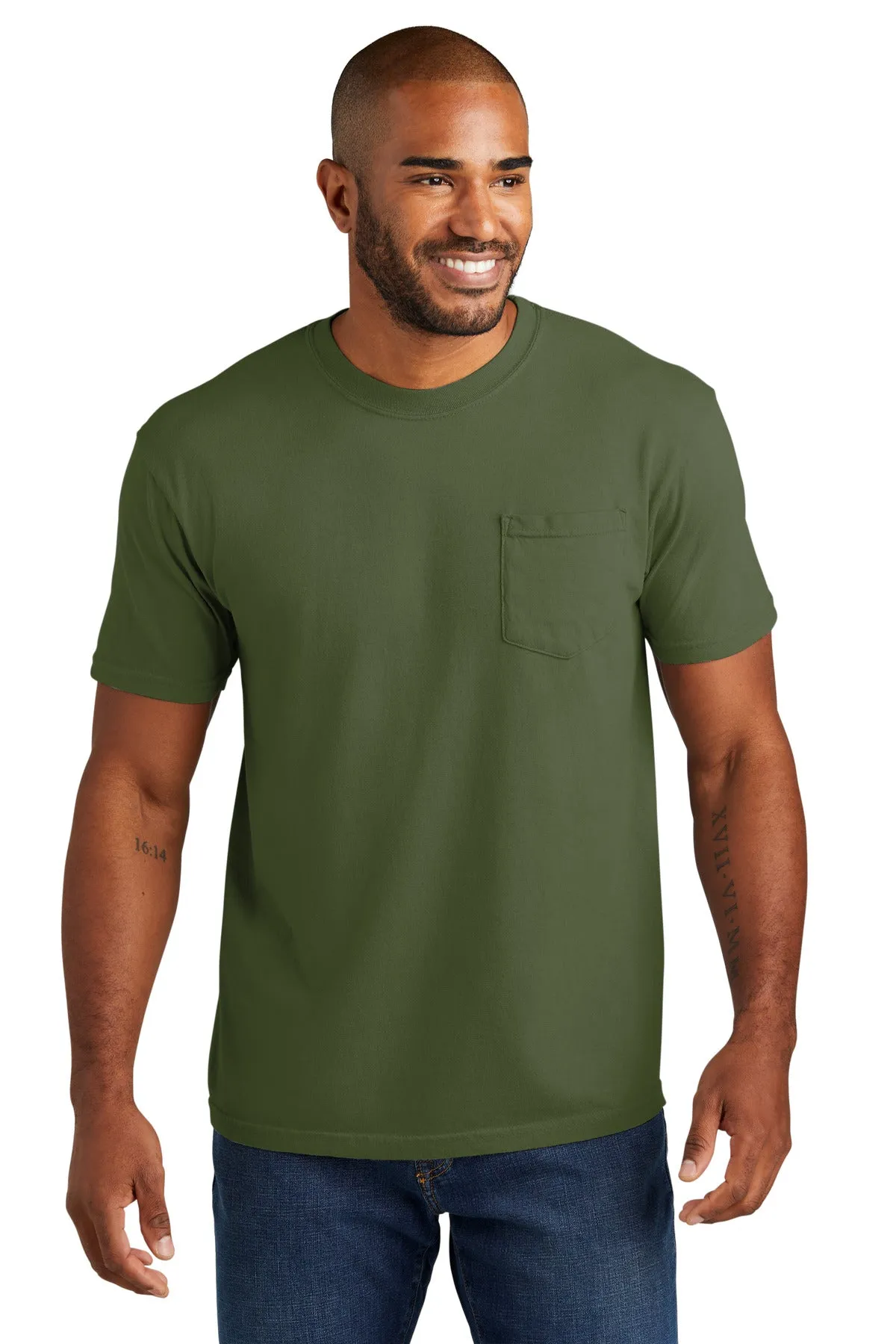 COMFORT COLORS Heavyweight Ring Spun Pocket Tee. 6030