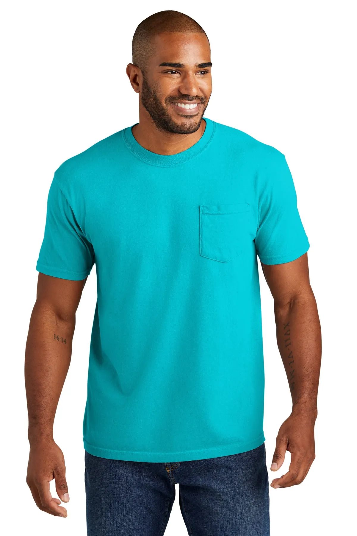 COMFORT COLORS Heavyweight Ring Spun Pocket Tee. 6030