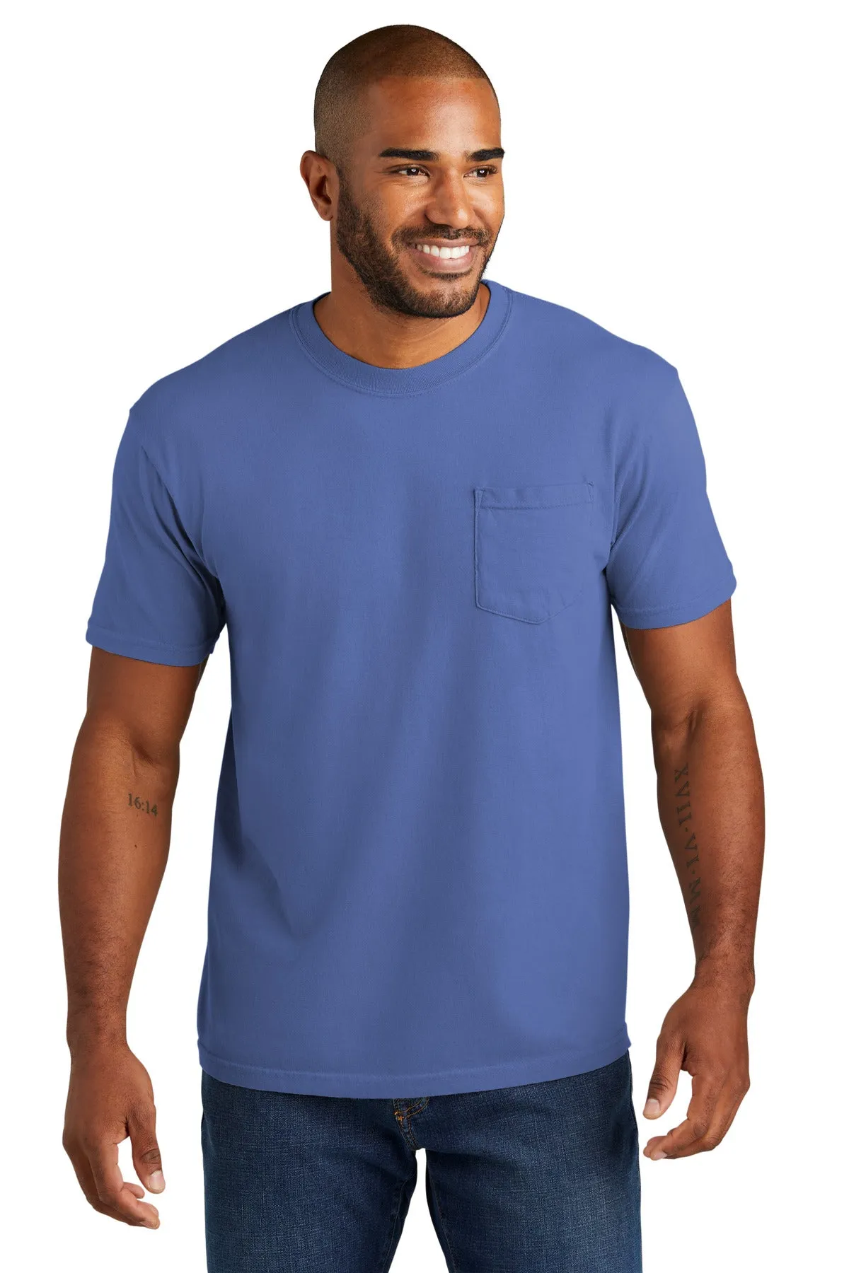 COMFORT COLORS Heavyweight Ring Spun Pocket Tee. 6030