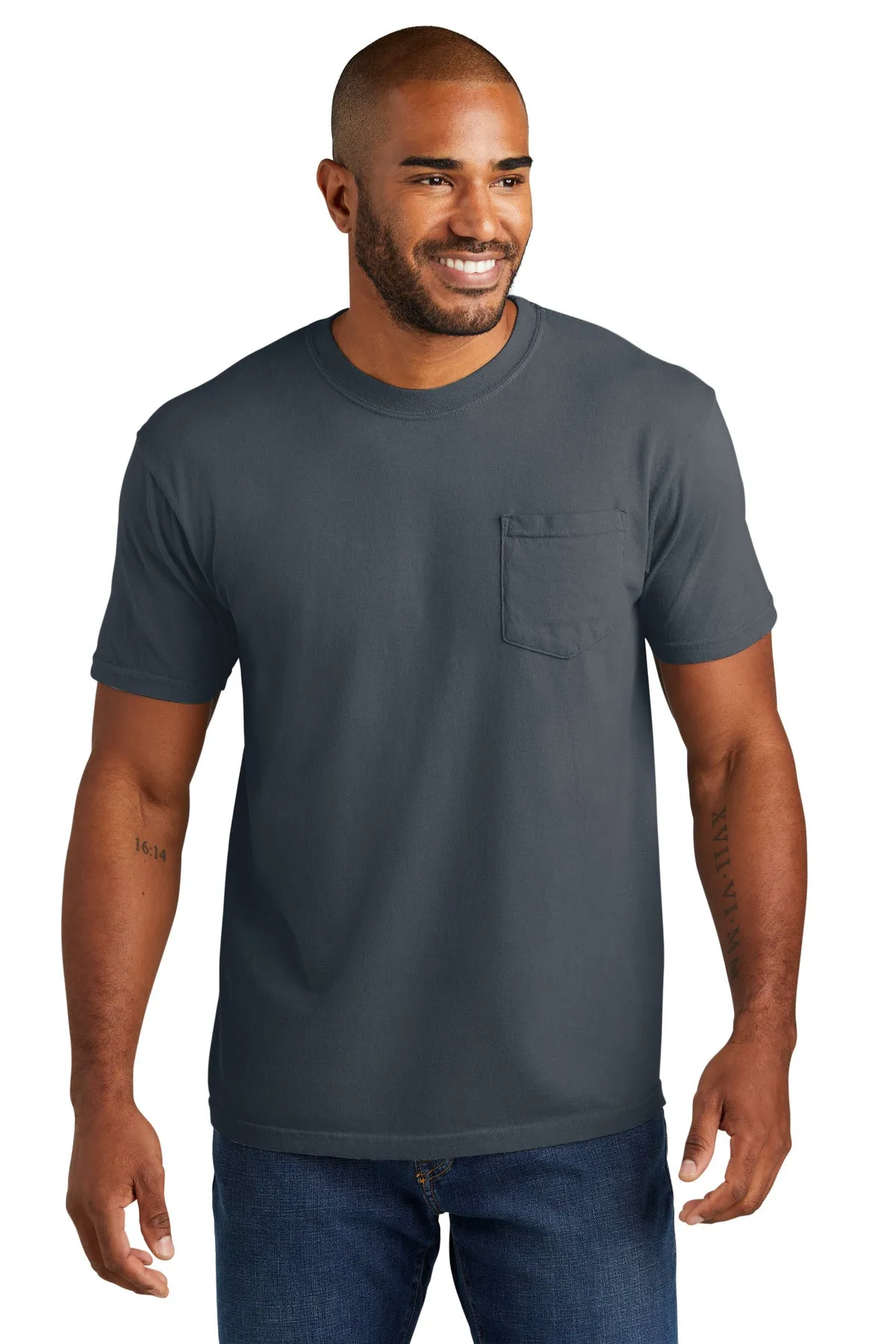 COMFORT COLORS Heavyweight Ring Spun Pocket Tee. 6030