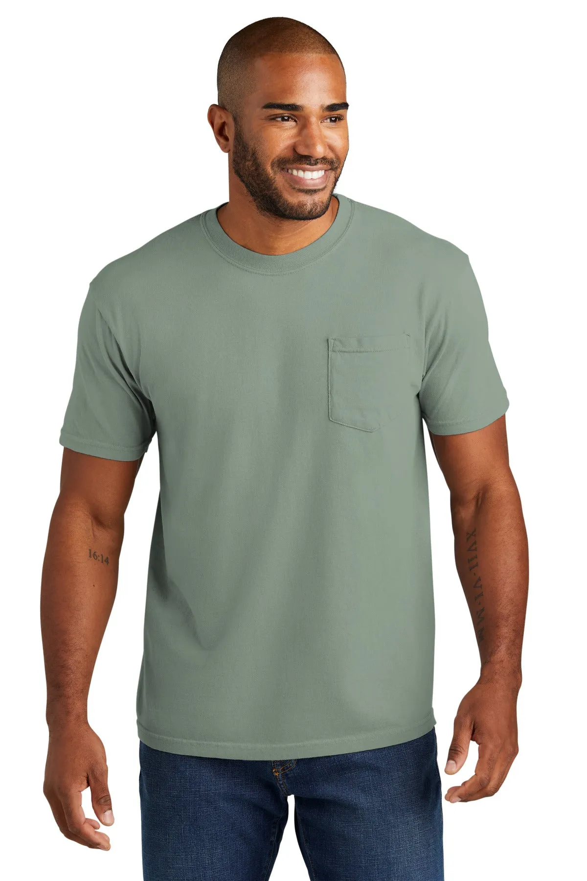 COMFORT COLORS Heavyweight Ring Spun Pocket Tee. 6030