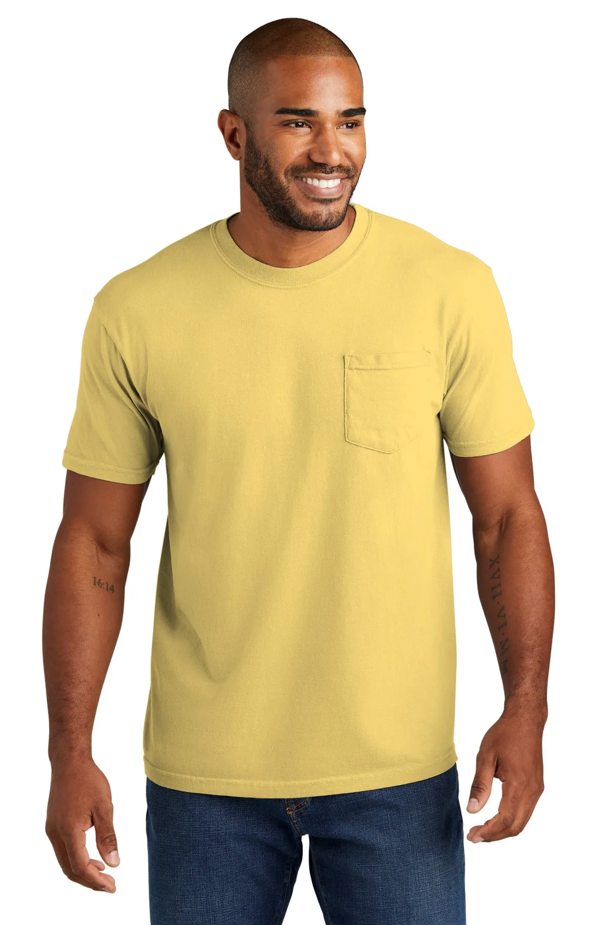 COMFORT COLORS Heavyweight Ring Spun Pocket Tee. 6030