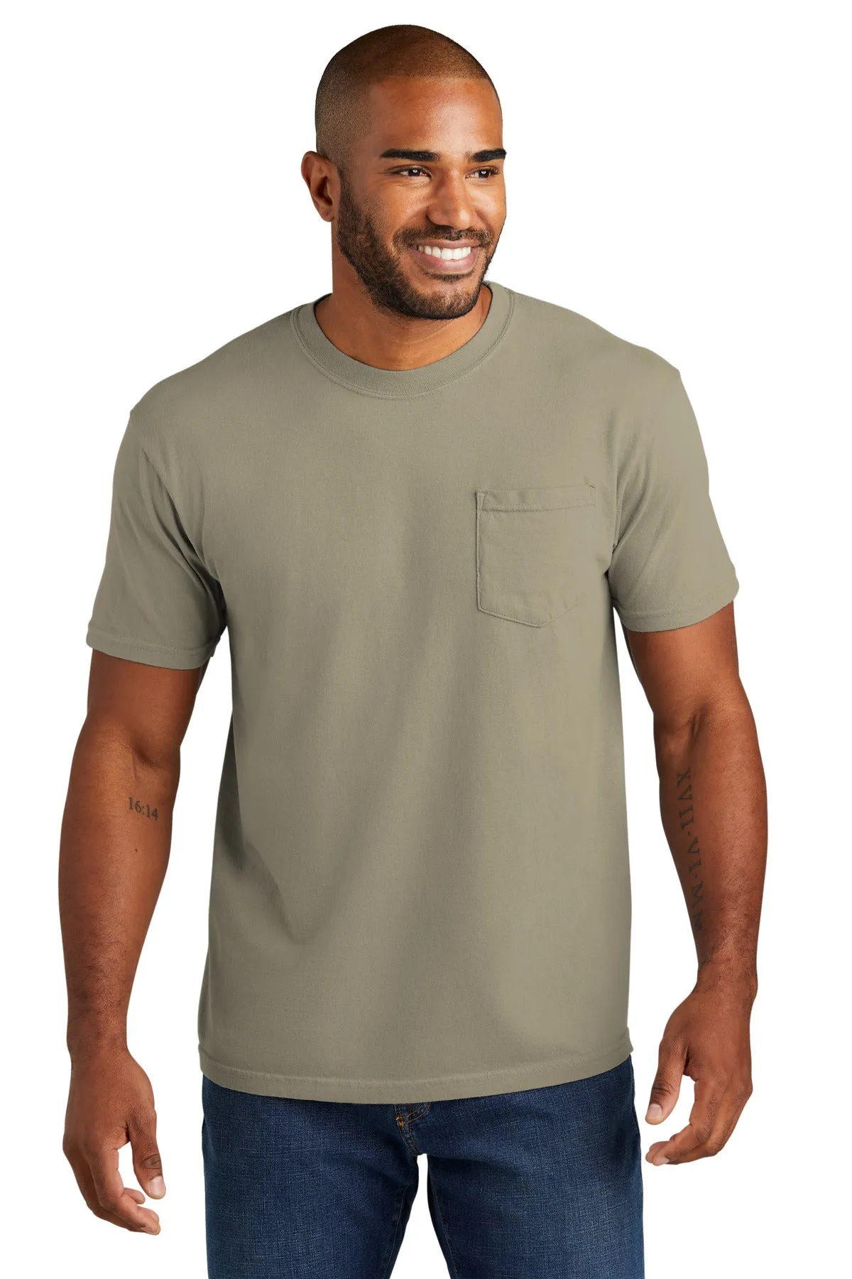 COMFORT COLORS Heavyweight Ring Spun Pocket Tee. 6030