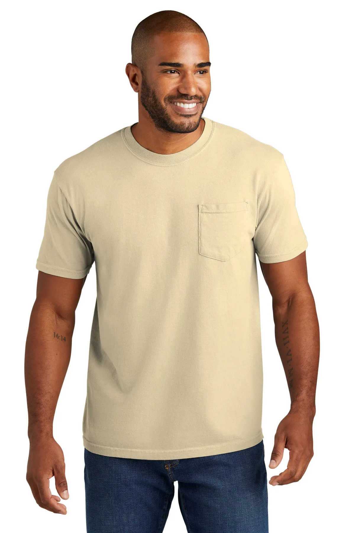 COMFORT COLORS Heavyweight Ring Spun Pocket Tee. 6030
