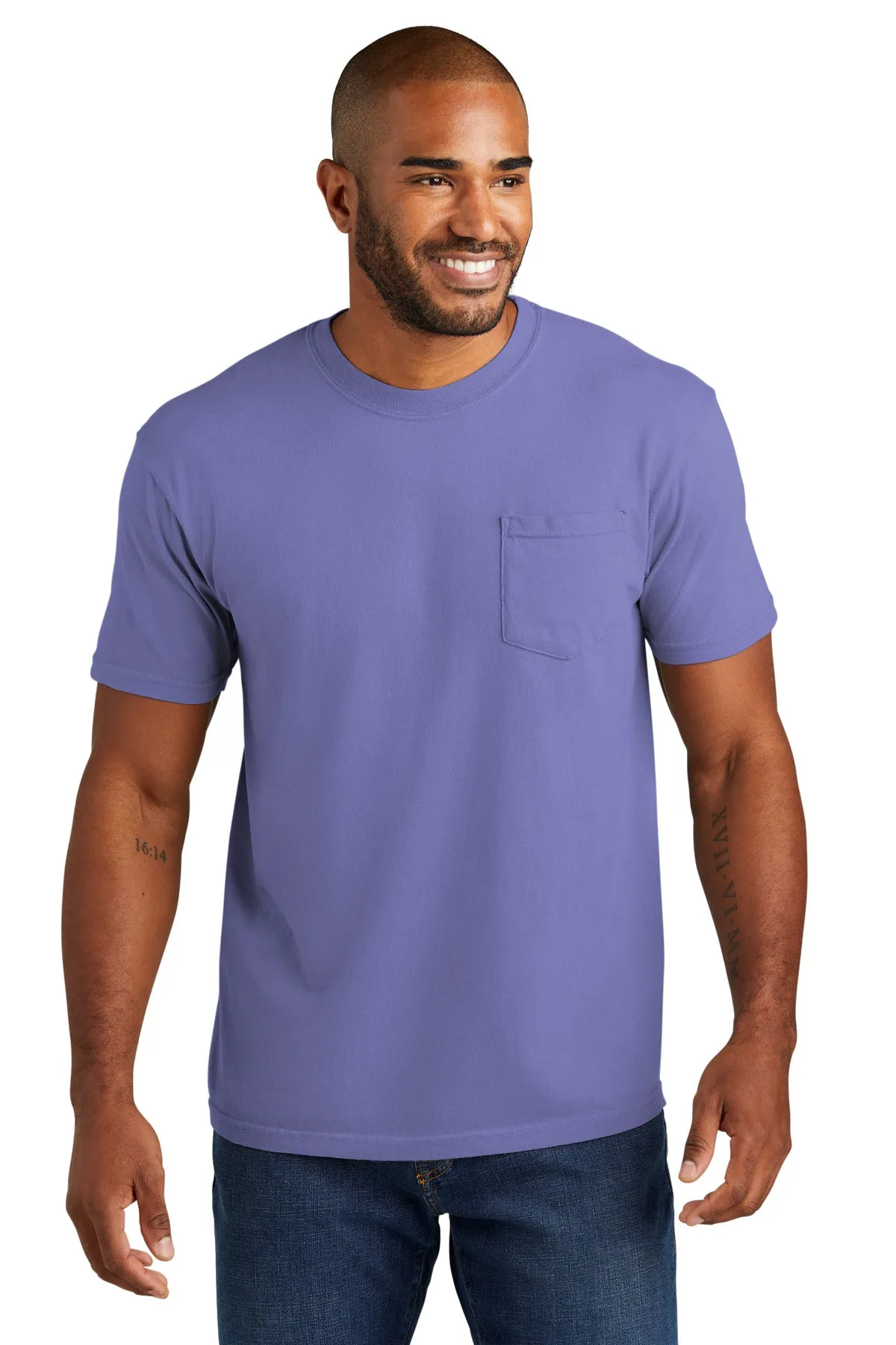 COMFORT COLORS Heavyweight Ring Spun Pocket Tee. 6030