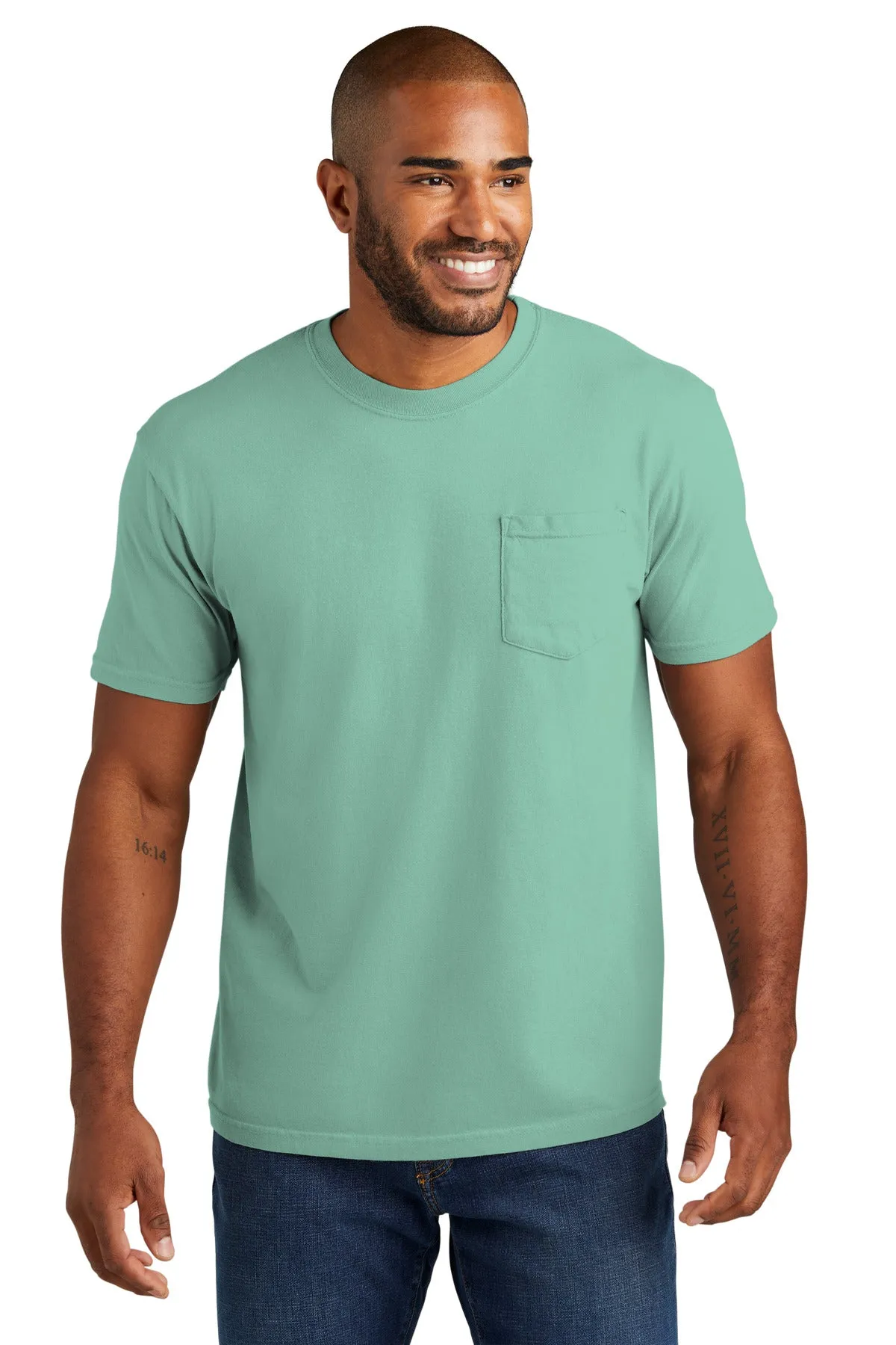 COMFORT COLORS Heavyweight Ring Spun Pocket Tee. 6030