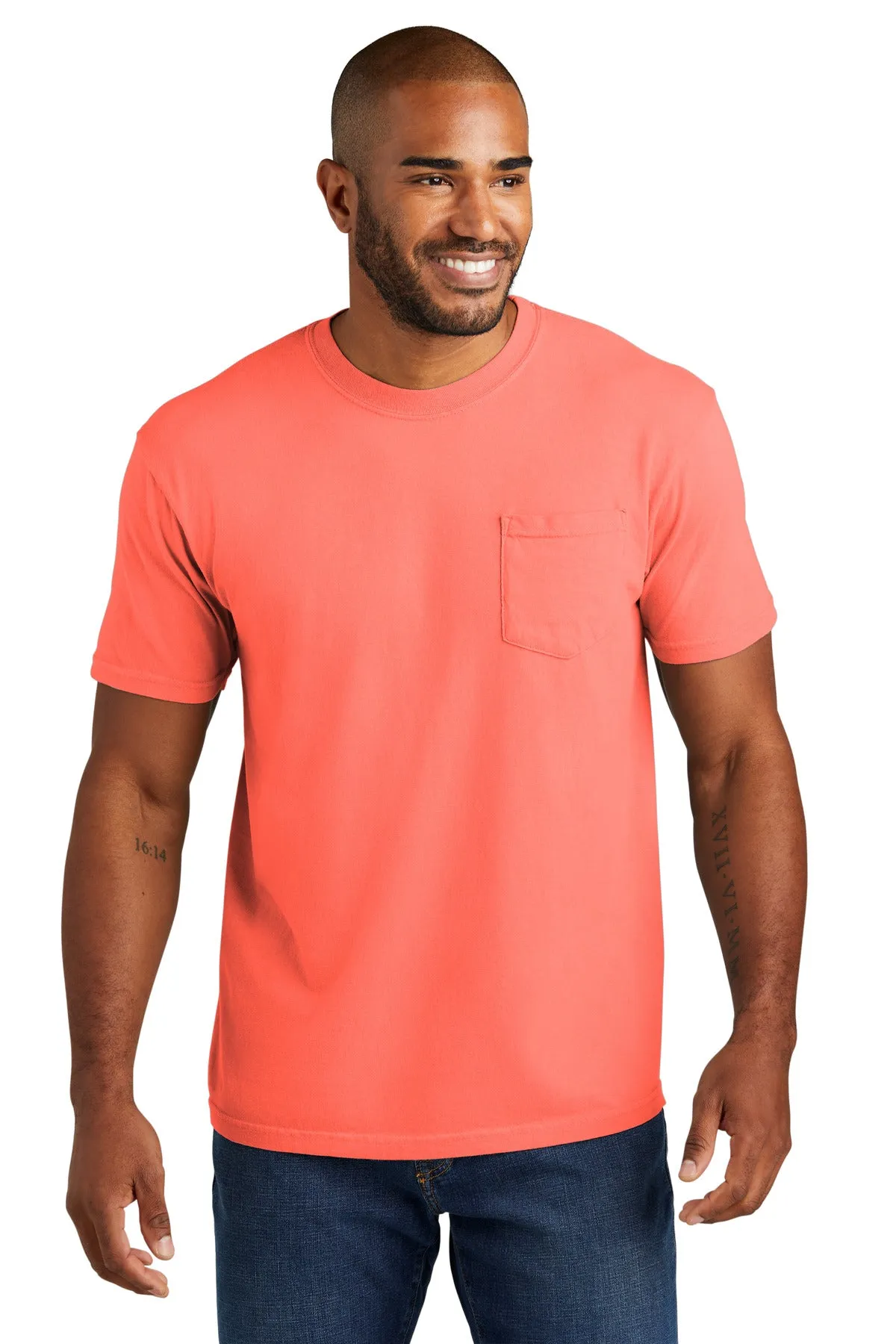 COMFORT COLORS Heavyweight Ring Spun Pocket Tee. 6030