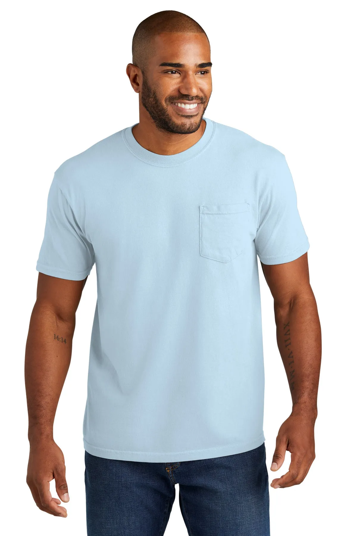 COMFORT COLORS Heavyweight Ring Spun Pocket Tee. 6030