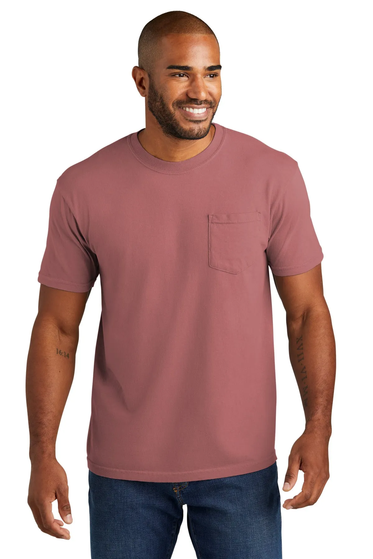 COMFORT COLORS Heavyweight Ring Spun Pocket Tee. 6030