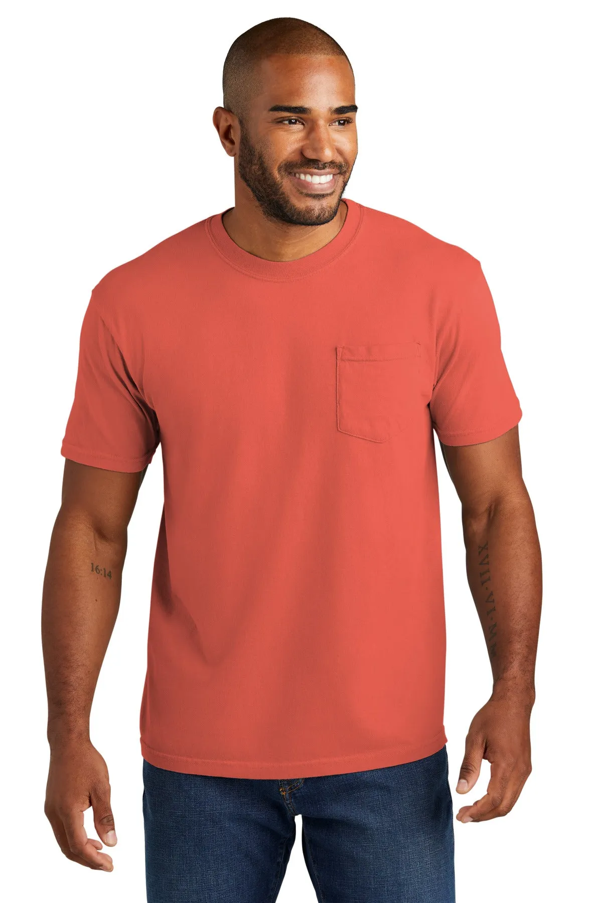 COMFORT COLORS Heavyweight Ring Spun Pocket Tee. 6030