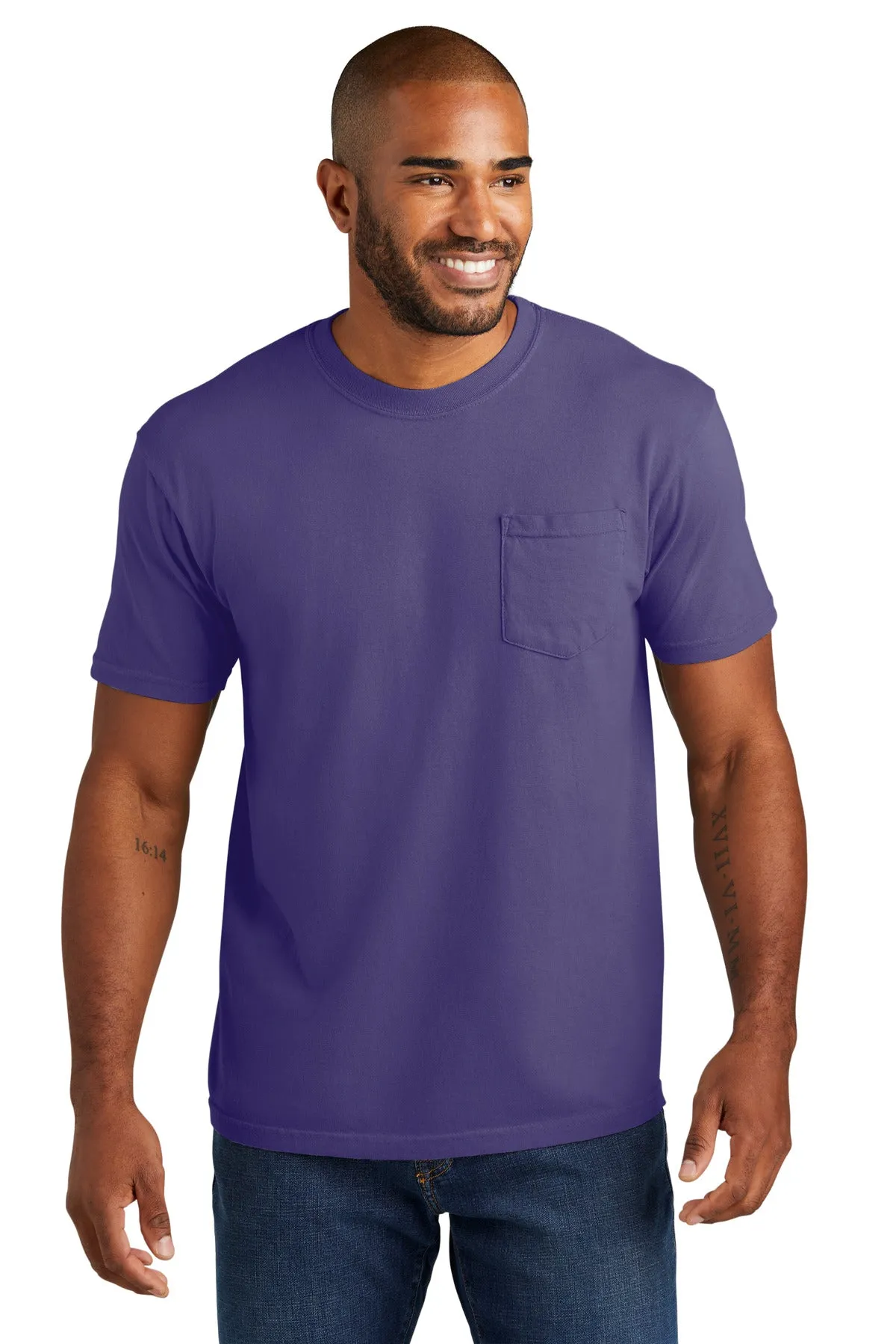 COMFORT COLORS Heavyweight Ring Spun Pocket Tee. 6030