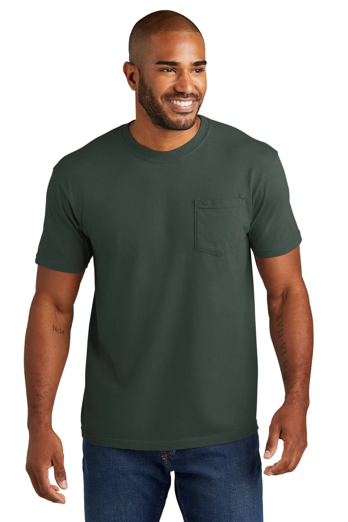 COMFORT COLORS Heavyweight Ring Spun Pocket Tee. 6030